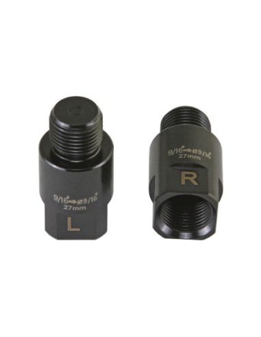 Pedals Extenders 27.5mm 9/16-9/16 Black.